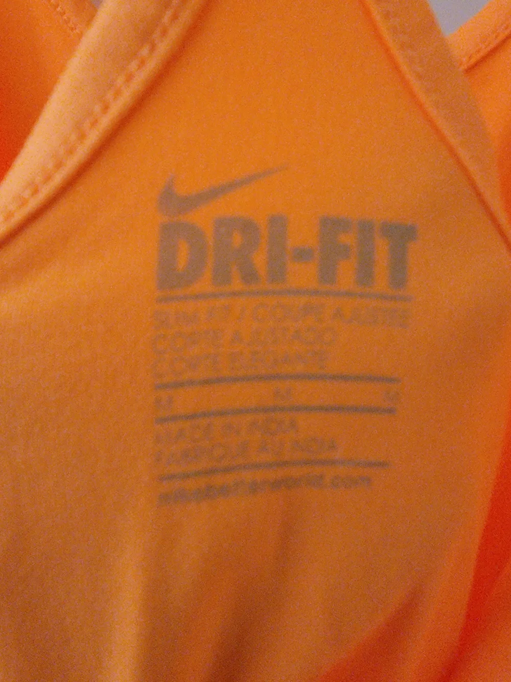 Nike Dri-Fit Women's Orange Racerback Tank Top!